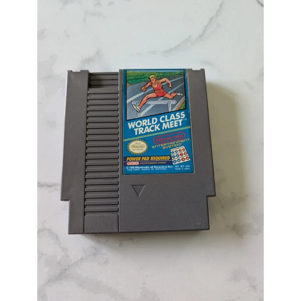 World Class Track Meet Nintendo NES 1987 Game Cartridge Only  Tested